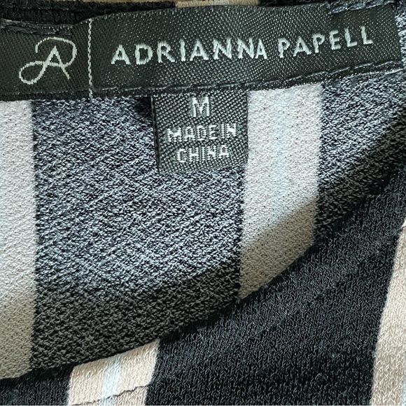 Black and tan striped blouse - Picture 8 of 10